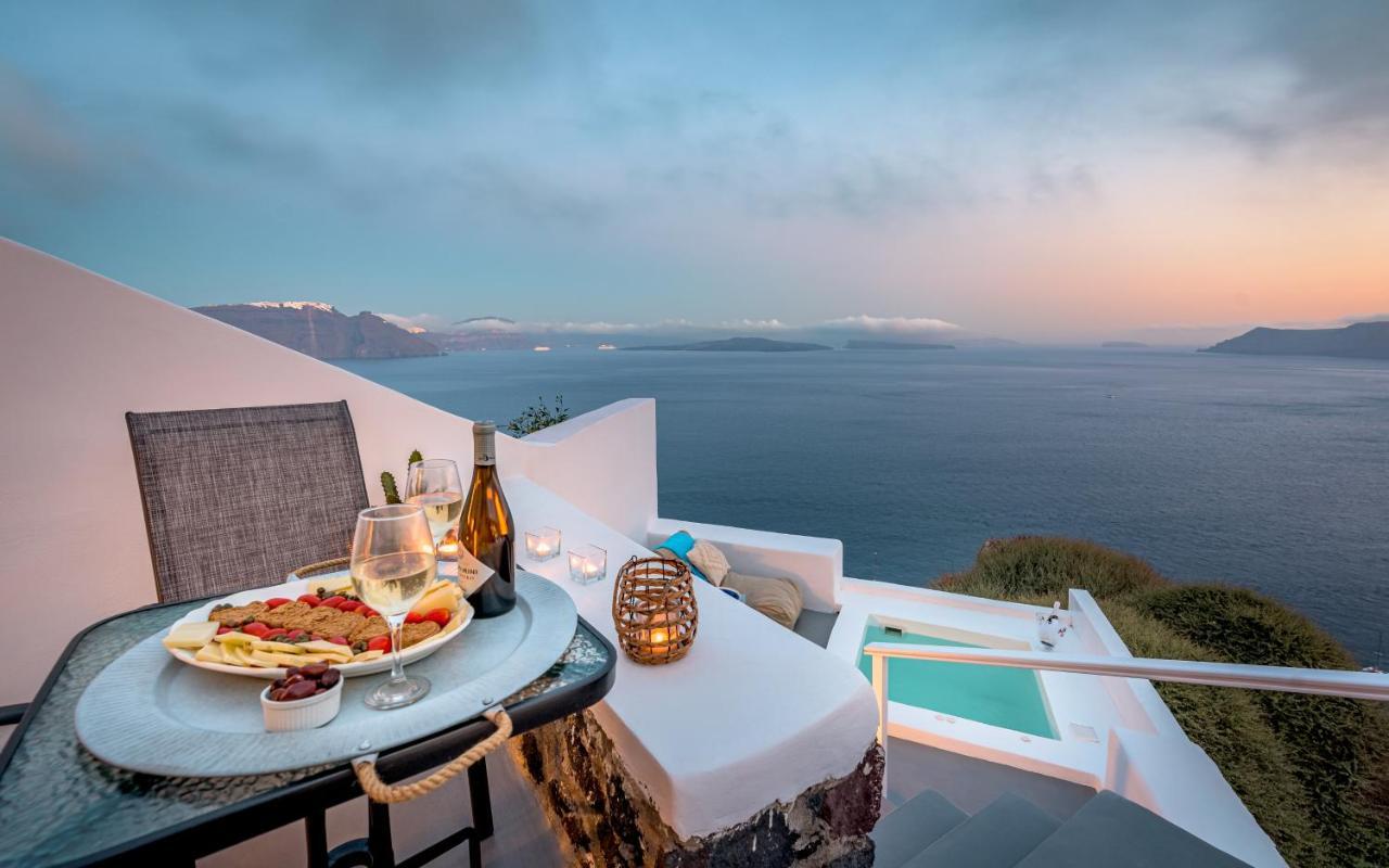 Amazing View Villa Oia With Jacuzzi Экстерьер фото