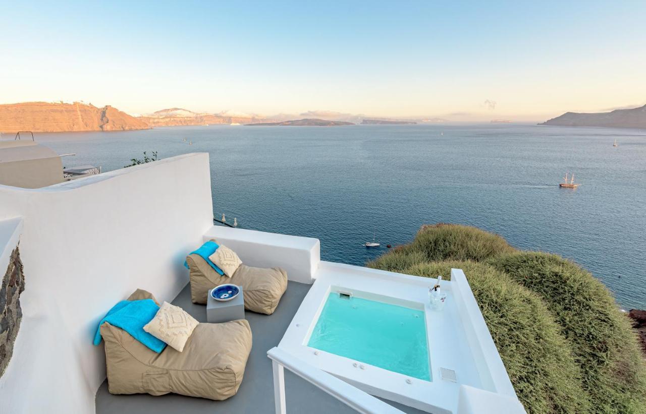 Amazing View Villa Oia With Jacuzzi Экстерьер фото