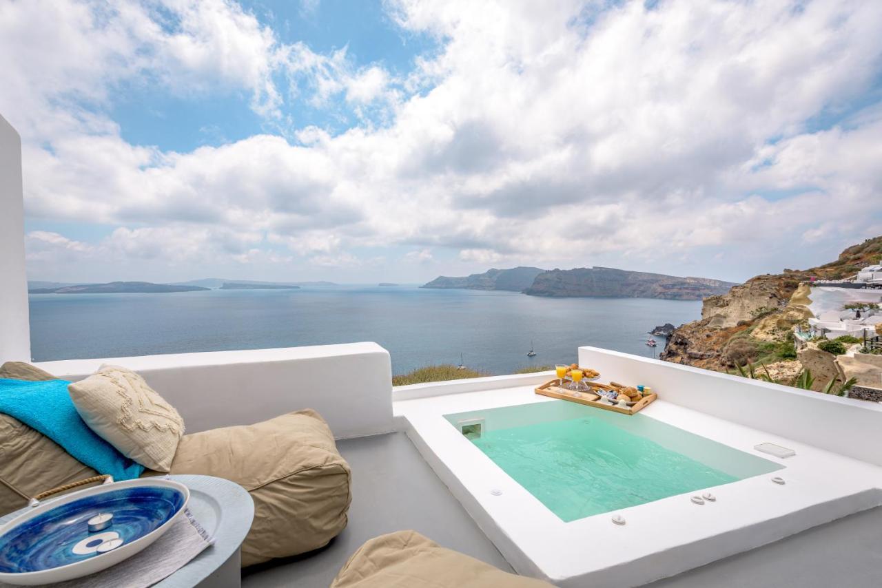 Amazing View Villa Oia With Jacuzzi Экстерьер фото